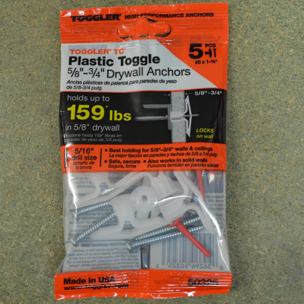 toggler drywall anchors