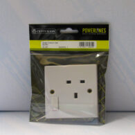 13amp 1 Gang Switched Wall Socket