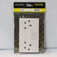 13 Amp 2 Gang Switched Wall Socket