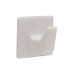30mm x 30mm Plastic Self Adhesive Hooks 2 Pack
