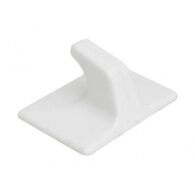 55mm x 30mm Plastic Self Adhesive Hooks 2 pack