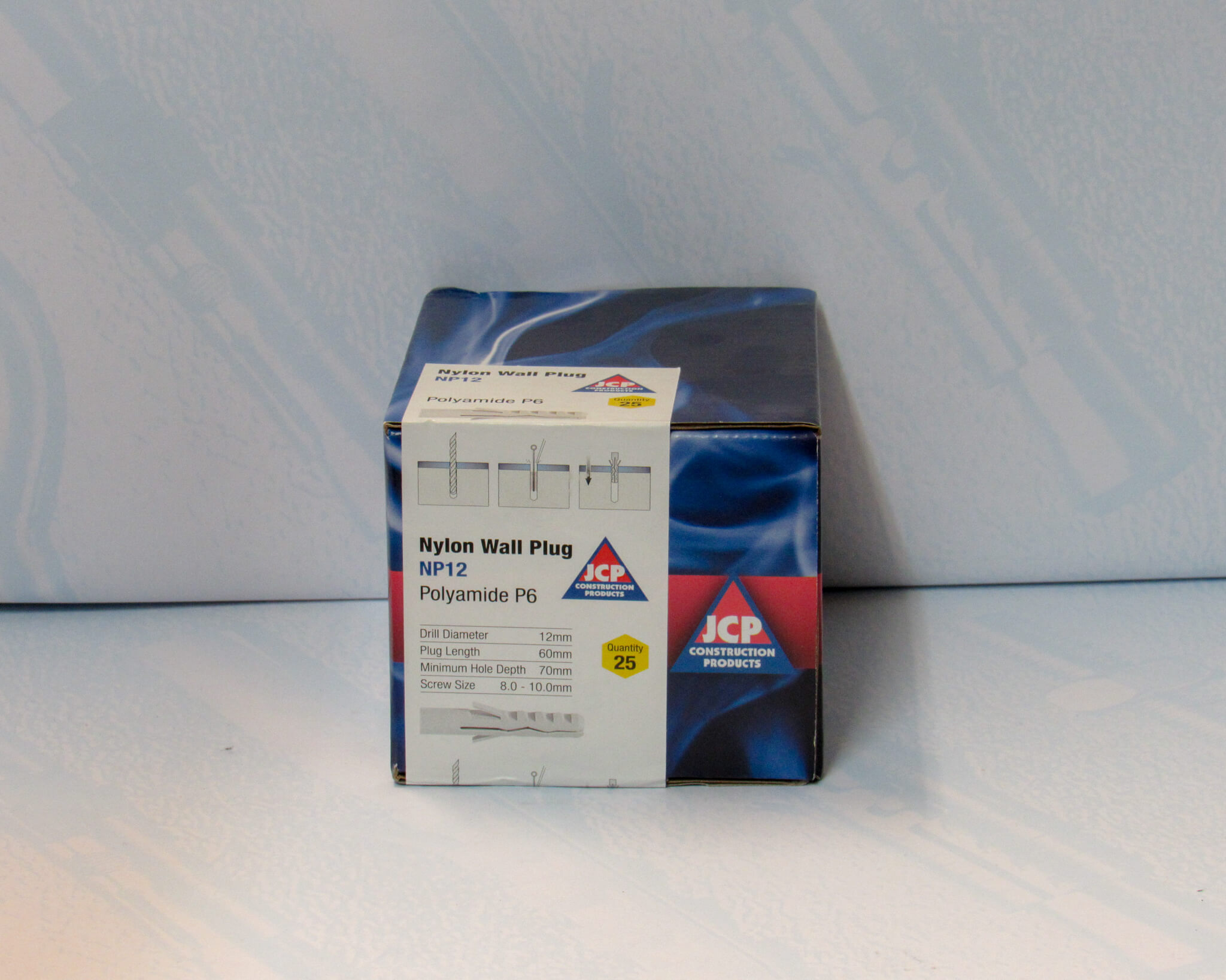 NPLG1260 M12 x 60 Nylon Plugs (25) - Image 1