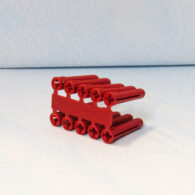 TIMco Red Plastic Plugs (100)